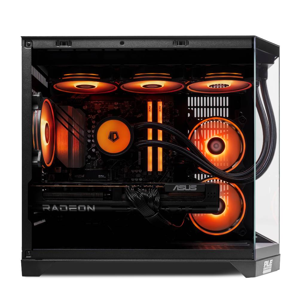 PLE Ember RX 9070 XT Prebuilt Ready To Go Gaming PC